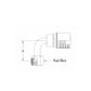 1 Inch X 1-1/4 Inch Female Flat Face O-Ring 90 Degree Elbow Swival