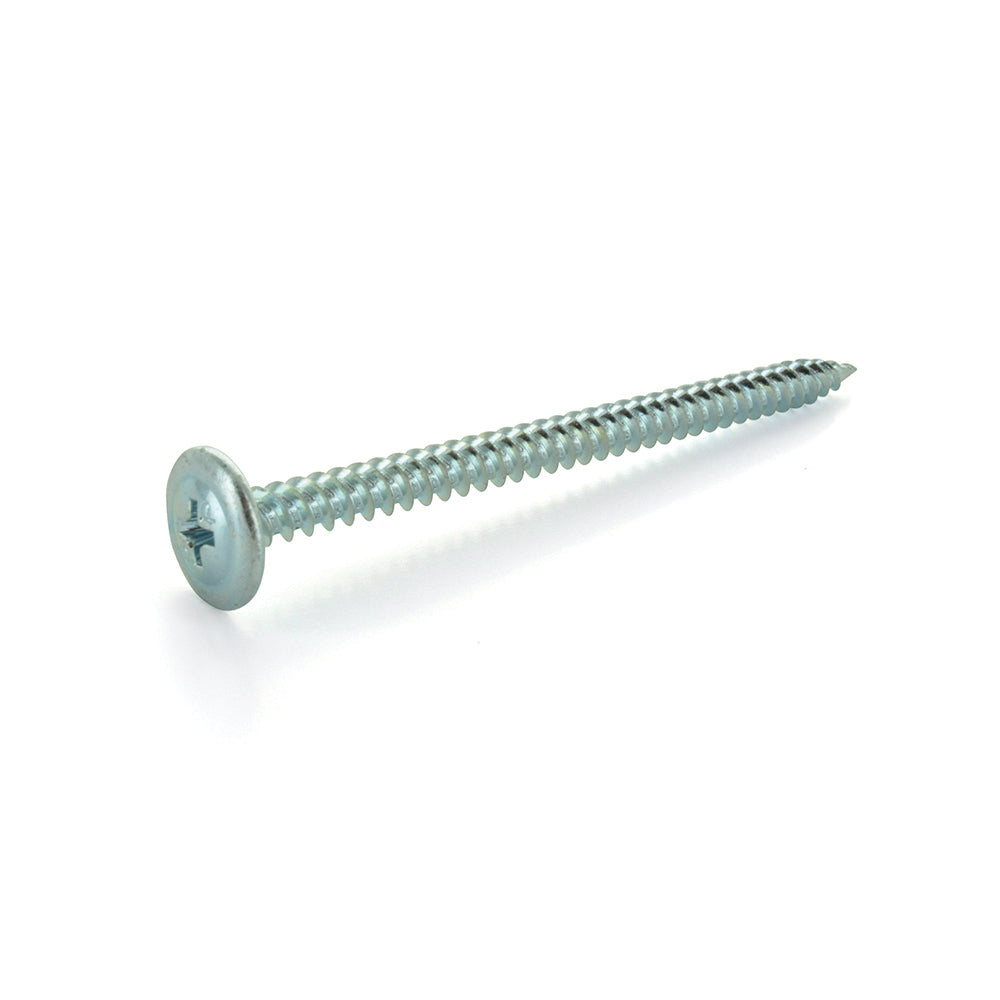 #8 x 2-1/2" Self-Piercing Modified Truss Head Phillips Steel Zinc Plated Needle Point