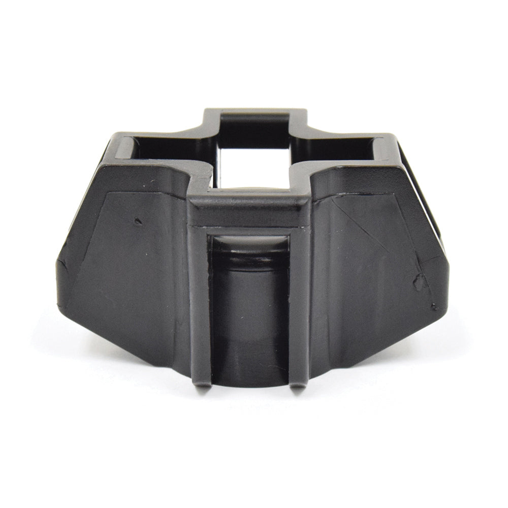 1/2 Inch Heavy-Duty Cable Tie Stud Mount Black UV Nylon 66