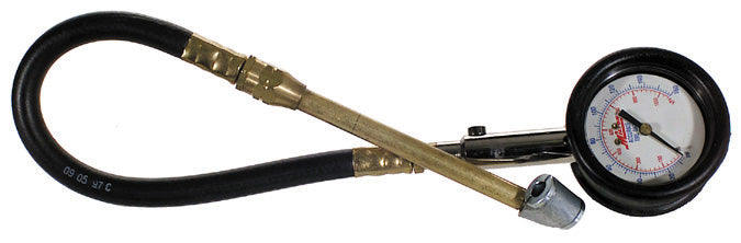 0 - 160 psi 12 Inch Hose Heavy Duty Dual Foot Tire Pressure Gauge