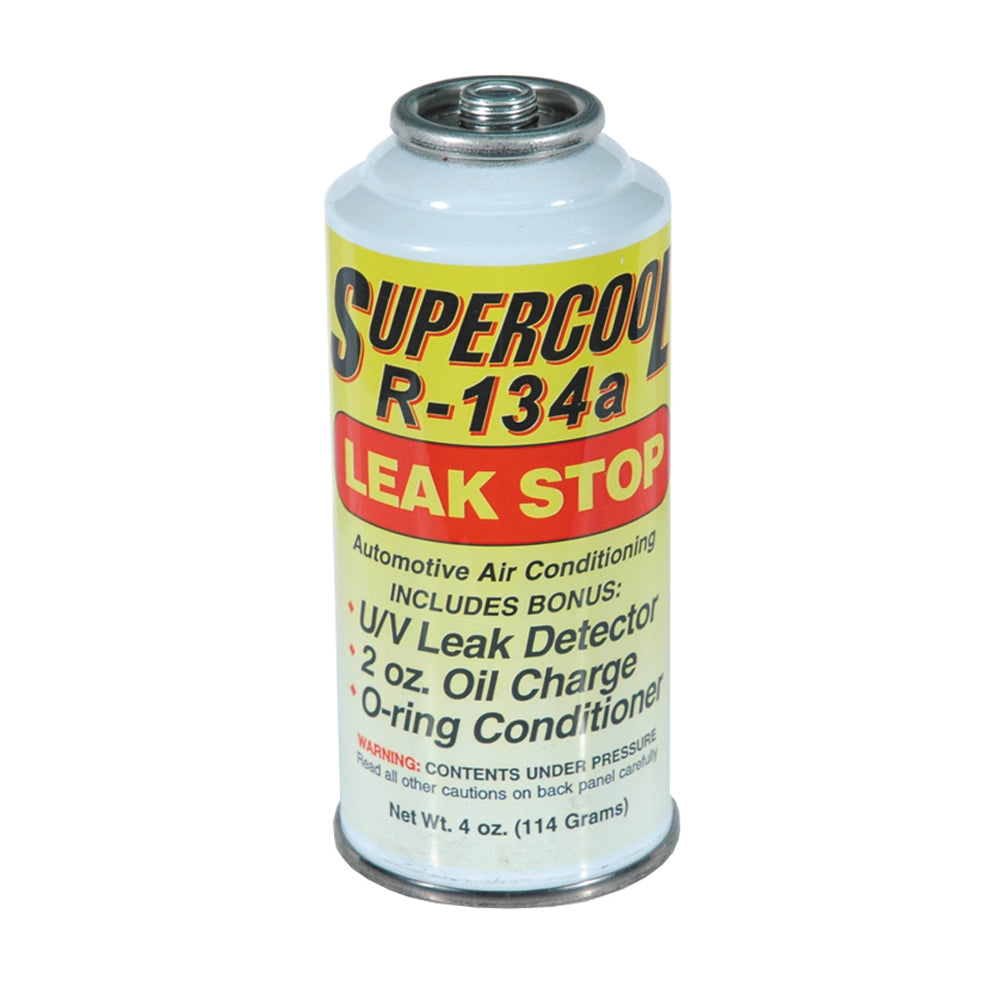 AC Air Conditioning Seal Leak Stop With Dye 4 Ounce Aerosol (6-Pack With Hose)