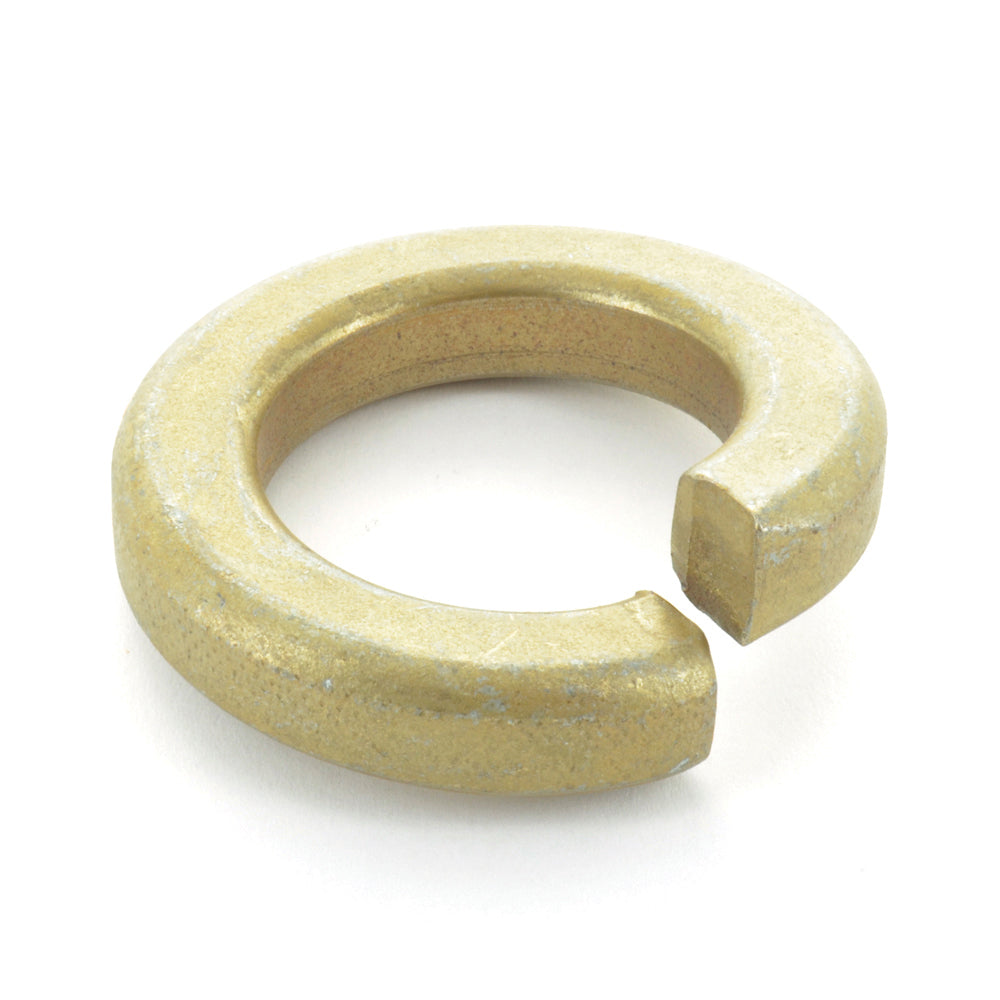 3/8 Inch Yellow Zinc 4034 Hi-Alloy Steel Split Lock Washer