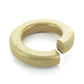 1/2 Inch Yellow Zinc 4034 Hi-Alloy Steel Split Lock Washer USA