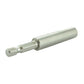 1/4 Inch Hex Drive 1/4 Inch Shank 3 Inch Length Stainless Steel Magnetic Bit Holder With C-Ring