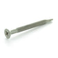 1/4-20 x 2-3/4 Inch Zinc Plated Steel #4 Point Flat - Countersunk Head Self-Drilling Tek Screw With Wings