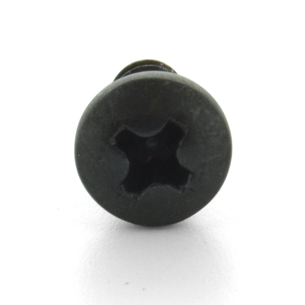 #10 x 1 Inch Black Oxide Alloy Steel Pan Head Type-Ab Self-Tapping Sheet Metal Screw