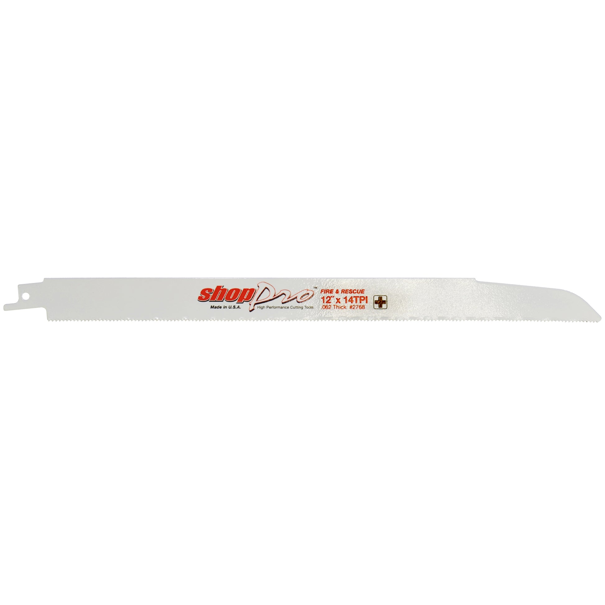 ShopPro 12 x 7/8 x .062 Fire & Rescue Reciprocating Saw Blade - 14 Tpi