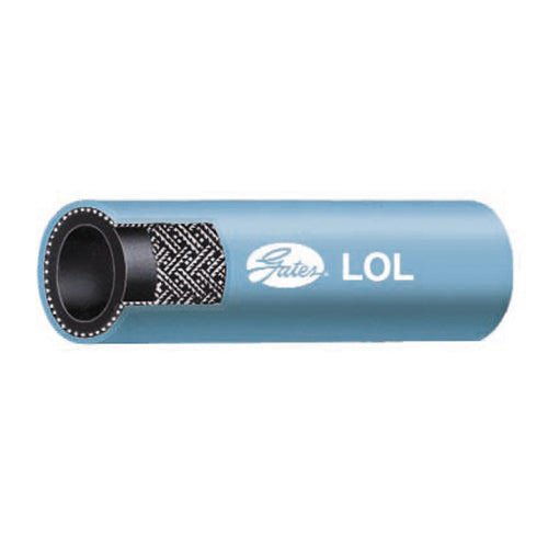 5/8 Inch ID x 0.94 Inch OD Black Synthetic Rubber LOL Plus Lock-On Hose - Sold Per Foot