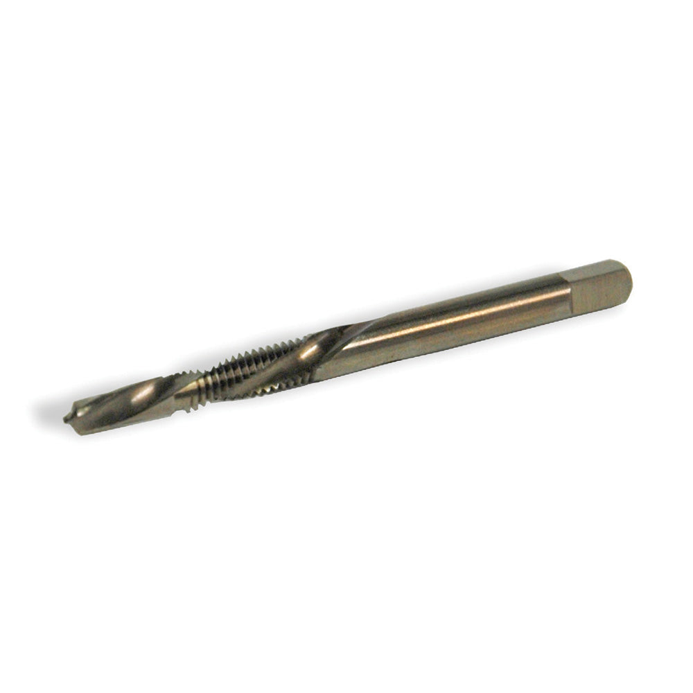 M5 x 0.8 Hex Shank 118 Degree Split Point Black and Gold Combination Drill and Tap