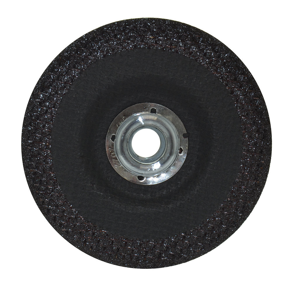 4-1/2 Inch x 3/32 Inch x 5/8-11 36 Grit Aluminum Oxide Type 27 3-In-1 Cut/Grind/Finish Wheel