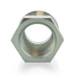 3/4" X 1/2" Schedule 40  Male NPT X Female NPT Galvanized Welded Malleable Iron Hex Bushing USA
