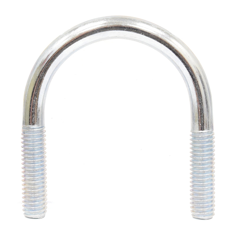 1/4-20 x 1-1/8 Inch x 3-1/8 Inch Zinc Plated Low Carbon Steel U-Bolt