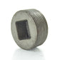 1/4 Inch Schedule 40 Malleable Iron Welded Countersunk Hex Plug Black Made In Usa