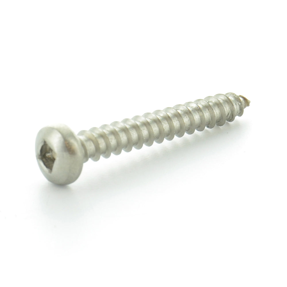 1/4 Inch x 1-1/2 Inch Plain 18-8 (A2) Stainless Steel Pan Head Type-Ab Self-Tapping Sheet Metal Screw