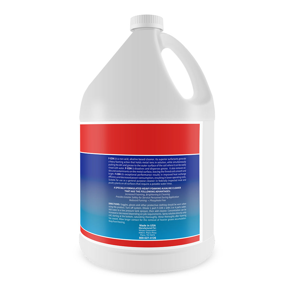 ISI Poly F-Con 1 Heavy Foaming Condenser Coil Cleaner - 1 Gallon