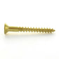#8 x 3/4 Inch Plain Brass Phillips Flat Head Wood Screw