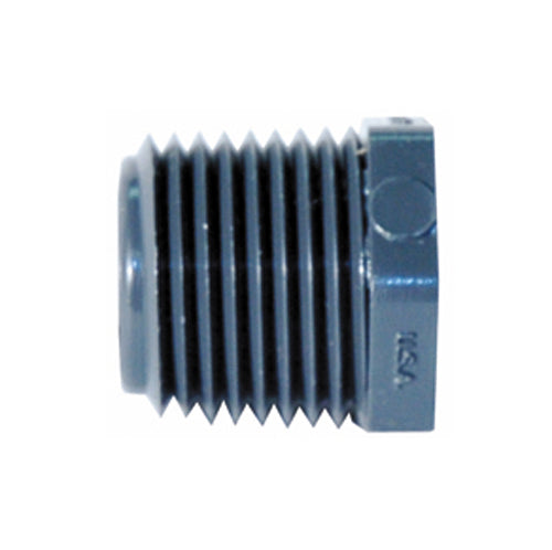 1/2 Inch Mipt Sch 80 Dark Gray Pvc Plug