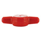 Red Tee Thumb Screw Knob - 1/4 Inch (1-1/4 Inch Diameter)