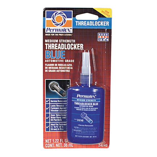 Permatex 242 Removable Strength Threadlocker Blue - 36 Ml