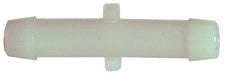 1/4 Inch x 1/4 Inch White Nylon Vacuum and Washer Hose Line Connector