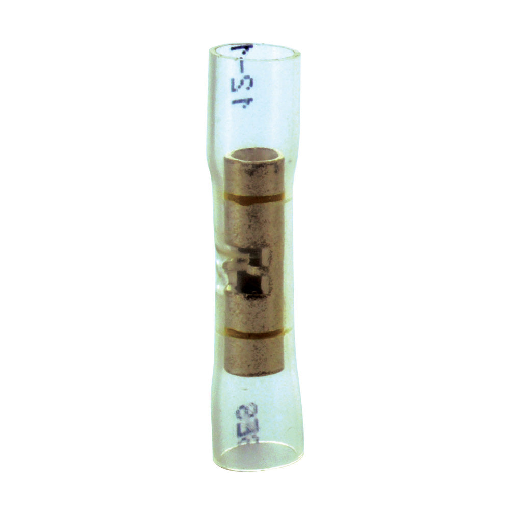 12-10 Gauge Optiseal Butt Connector Crimp Heat Shrink Crystal Clear