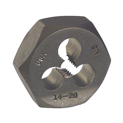 1/4-28 Bright High Carbon Steel Type 405 Hex Die