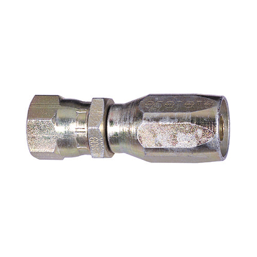 5/8 Inch x 3/4 Inch Jic 37 Degree Female Swivel Yellow Zinc 247 N Series Weatherhead Field Attachable Coupling