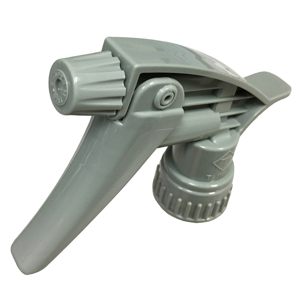 Chemical Resistant Plastic Trigger Sprayer Gray - 9-1/4 Inch Length 1.3 mL / Per Stroke - Viton Seals