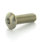 M5 x 0.8 x 25 mm Coarse Plain 18-8 (A2) Stainless Steel Iso 7380-1 Button Head Socket Cap Screw