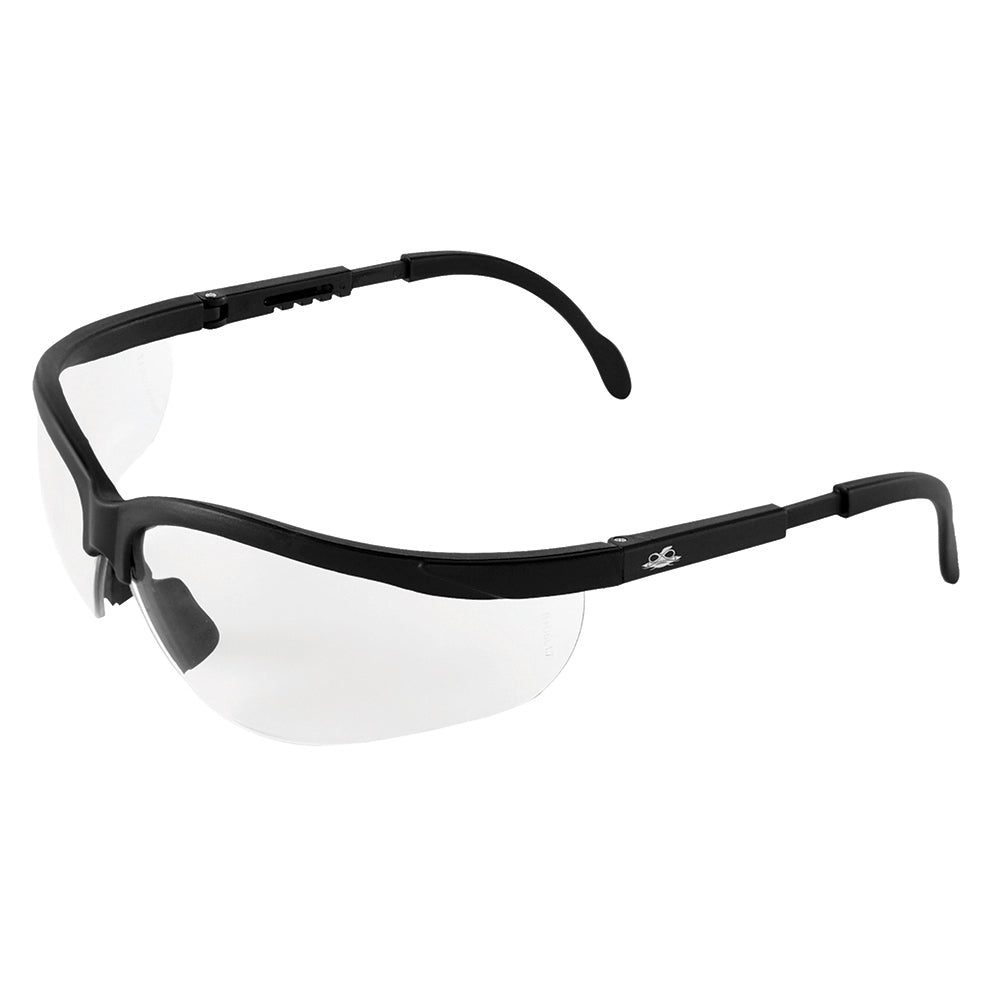 Picuda Clear Lens, Matte Black Frame Safety Glasses