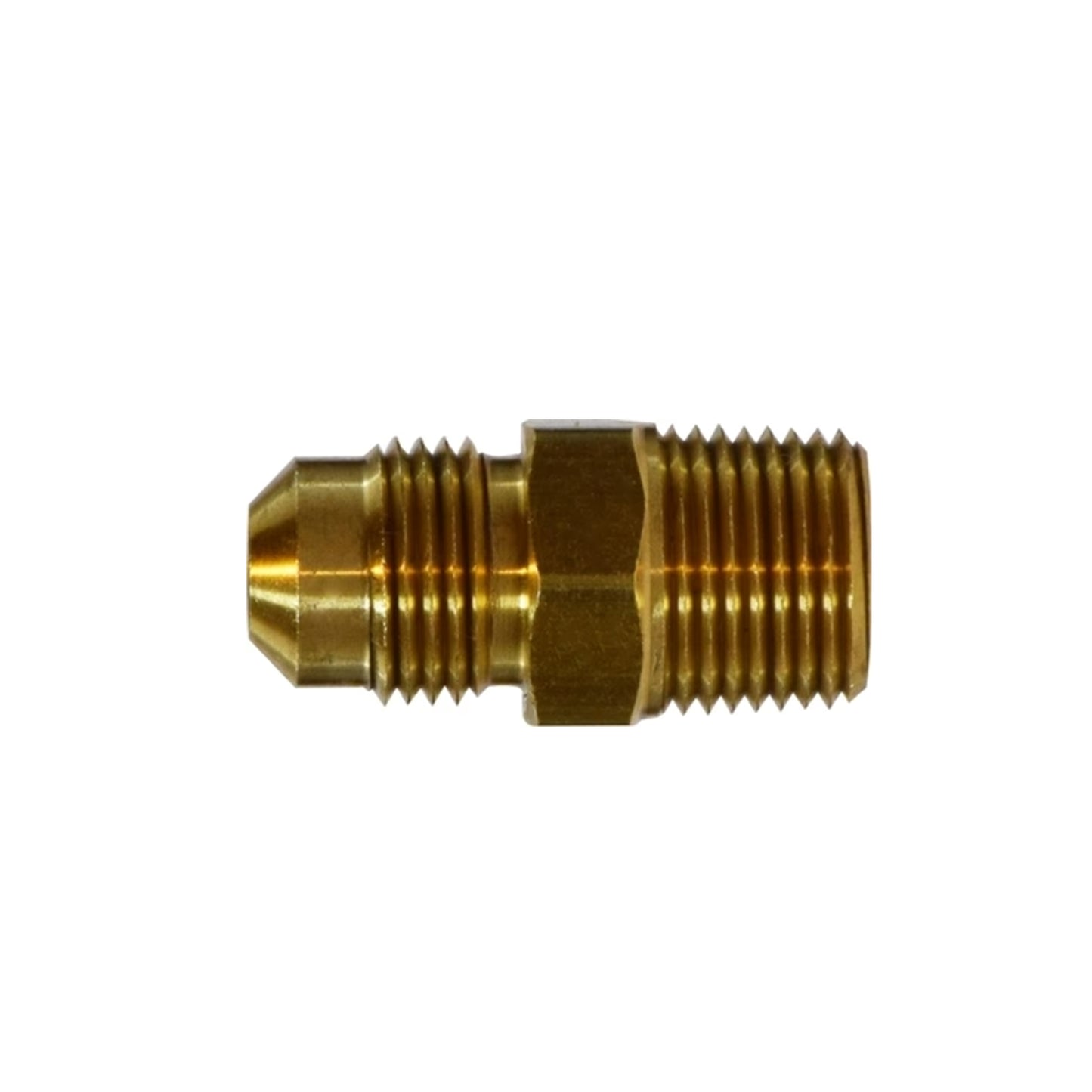 1/8 Inch X 5/16 Inch Brass SAE 45 Degree Flare Tube Male Connector