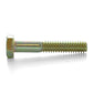 1/2-13 x 3/4 Inch Coarse Grade 8 Yellow Zinc Steel Hex Head Cap Screw