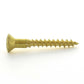 #8 x 1-1/2 Inch Plain Brass Phillips Oval Head Wood Screw