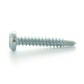#8-18 x 1 Inch Zinc Plated Steel #2 Point Pan Head Self-Drilling Tek Screw