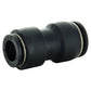 M10 x M8 Plastic Unequal Straight Union Compression Fitting