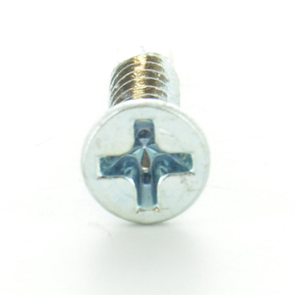 #10-16 x 1-1/2 Inch Zinc Plated Low Carbon Steel #3 Point Flat - Countersunk Head Self-Drilling Tek Screw