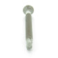 1/4-20 x 2-3/4 Inch Zinc Plated Steel #4 Point Flat - Countersunk Head Self-Drilling Tek Screw With Wings