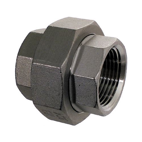 3/4" Schelule 40 NPT 304 Stainless Steel Union