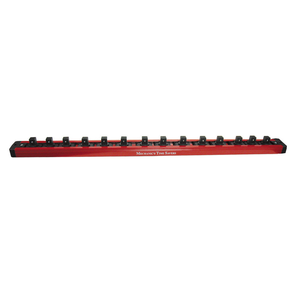 1/2 Inch Drive Lock-A-Socket 12 Post Rail Red