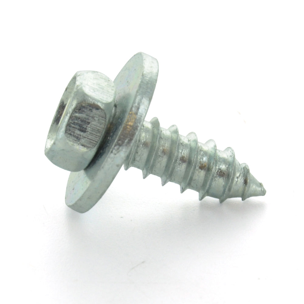 M6.3 x 16Mm Sheet Metal Screw Hex Washer Head Steel Zinc Plated