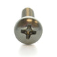 #10-24 x 1/4 Inch Coarse Plain 18-8 (A2) Stainless Steel #2 Phillips Drive Pan Head Machine Screw