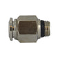 5/16 Inch (M8) Tube x 1/2 Inch Pipe Straight Male Connector - Universal Thread