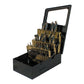 13 Piece Amber Gold Hi-Molybdenum Tool Steel Mechanics Length Drill Starter Set With Index