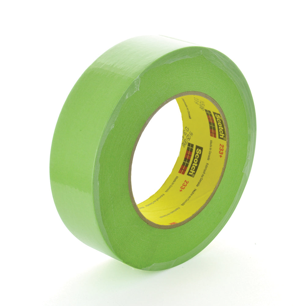1-1/2 Inch x 180 Foot 3M 233+ Green Masking Tape