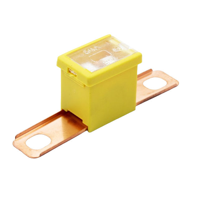 60 Amp Pal 13/16 Inch Bent Male Terminal Yellow