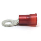 8 Gauge Nylon Insulated Ring Terminal Red 1/2 Stud