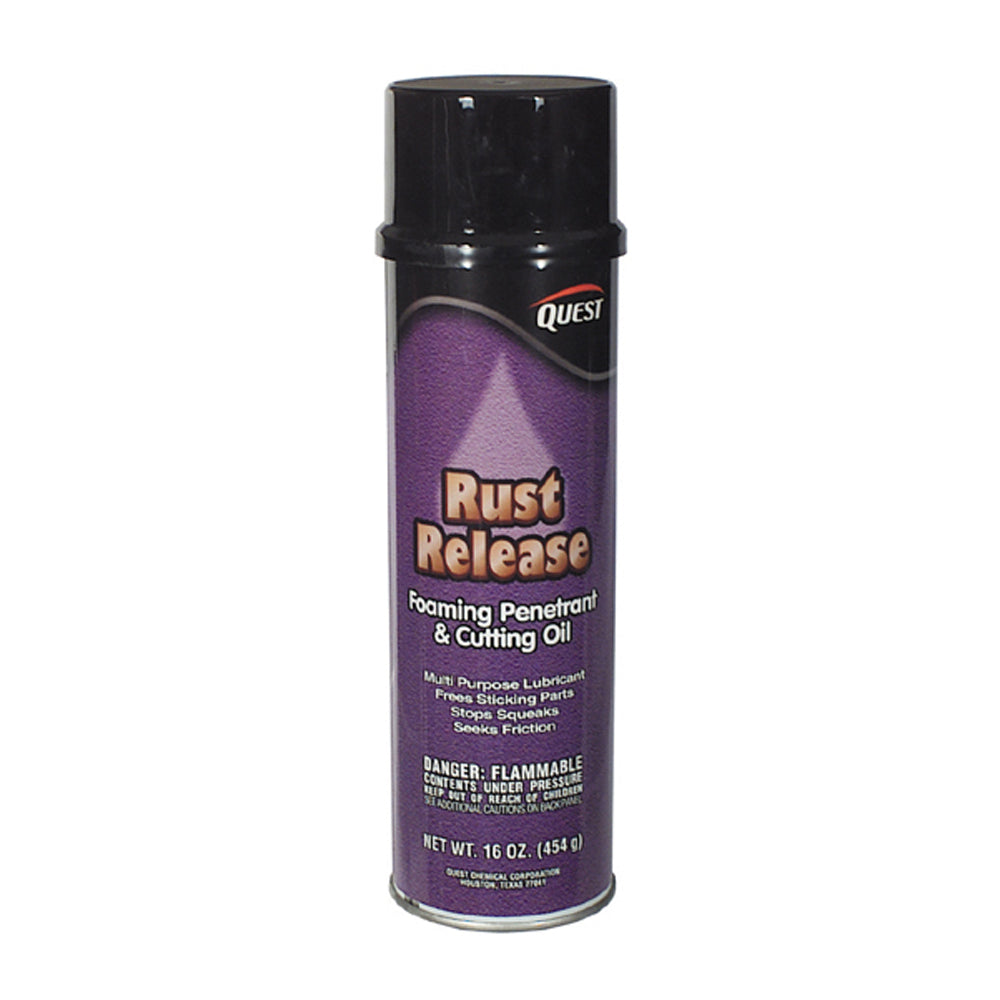 Quest Specialty Rust Release Foaming Penetrant and Cutting Oil - 16 Oz Net Wt. - Aerosol