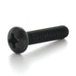 #8-32 x 3/8 Inch Coarse Black Oxide Steel #2 Phillips Drive Pan Head Machine Screw