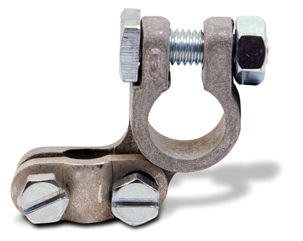 Electro-Tin Plated Solid Brass European Positive Left 90 Degree Screw Terminal