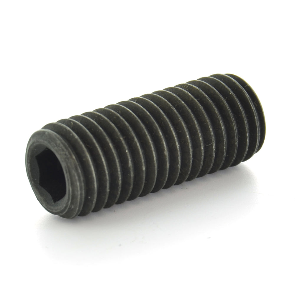 M6 x 1 x 20 mm Coarse Black Oxide Alloy Steel Din 916 Cup Point Socket Head Set Screw